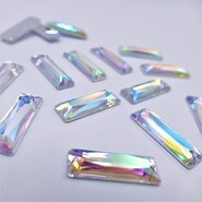 Rechthoek Vlak Crystal AB - Naaisteen