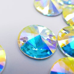 K9 Rivoli 14mm Crystal AB - Glas Naaisteen