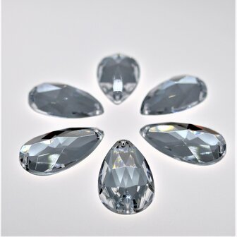 Drop 8x10mm Crystal - Acrylic Sew on stone 