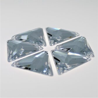 Triangle 12mm Crystal - Acrylic Sew on stone 