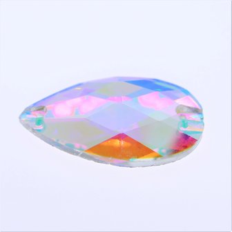 Drop 13x22mm Crystal AB - Glass Sew on stone