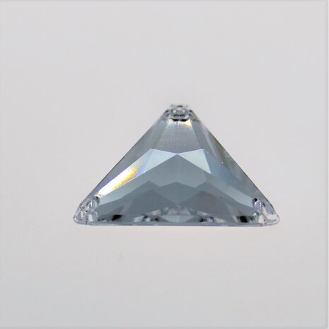 Driehoek 12mm Crystal - Acryl Naaisteen