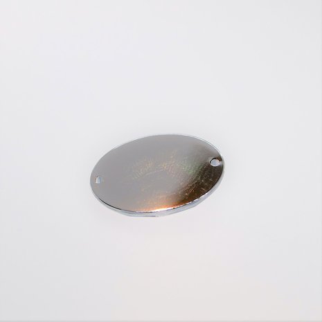 Oval 15x21mm Crystal - Acrylic Sew on stone 
