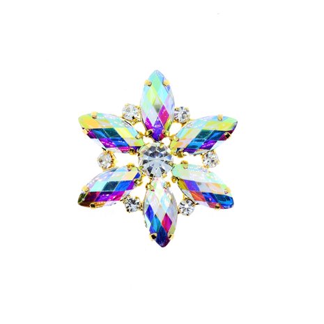 Applique - Crystal AB Flower
