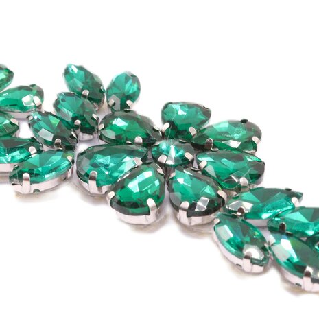 Applique - Green Zircon