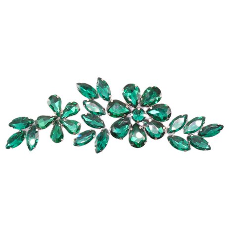 Applique - Green Zircon