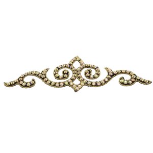 Crown Hairpiece - Sunset Glow on Black