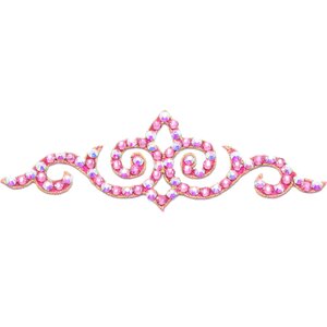 Kroon Haarstukje - Rose & Crystal AB op rose